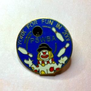 York For Fun in 2001 antique retro bowling pin
